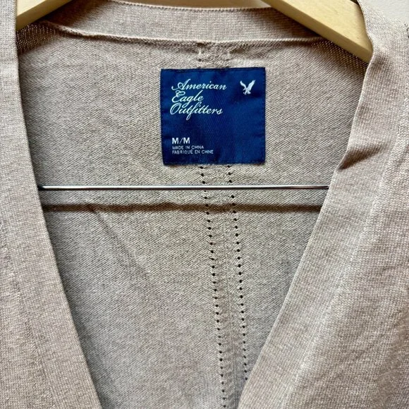 American Eagle Outfitters tan cardigan - Picture 2 of 3